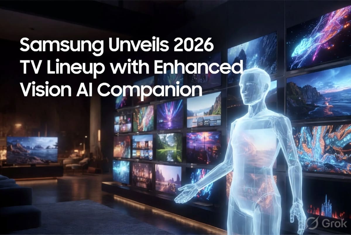 Samsung Unveils 2026 AI TV Lineup with Enhanced Vision AI Companion