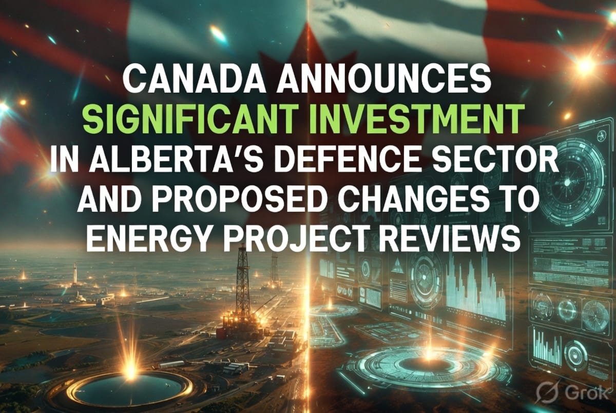 Canada Invests Millions in Alberta Defence Sector Amidst Energy Project Review Overhaul