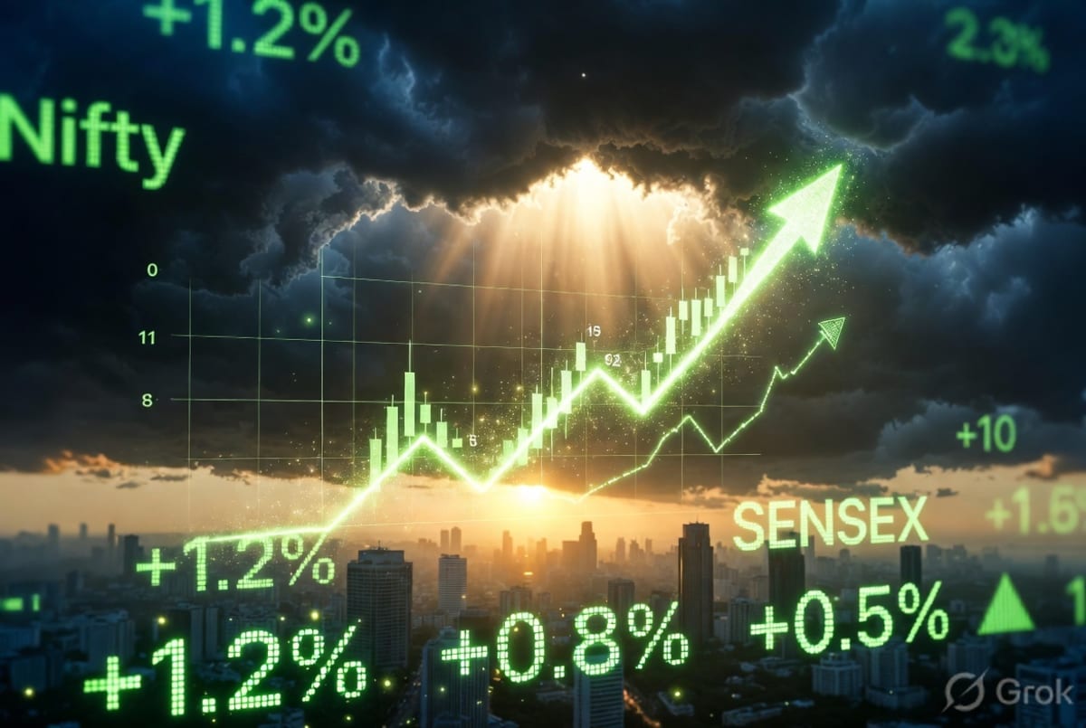 Indian Markets Snap Losing Streak as Nifty and Sensex Edge Higher on May 13, 2026