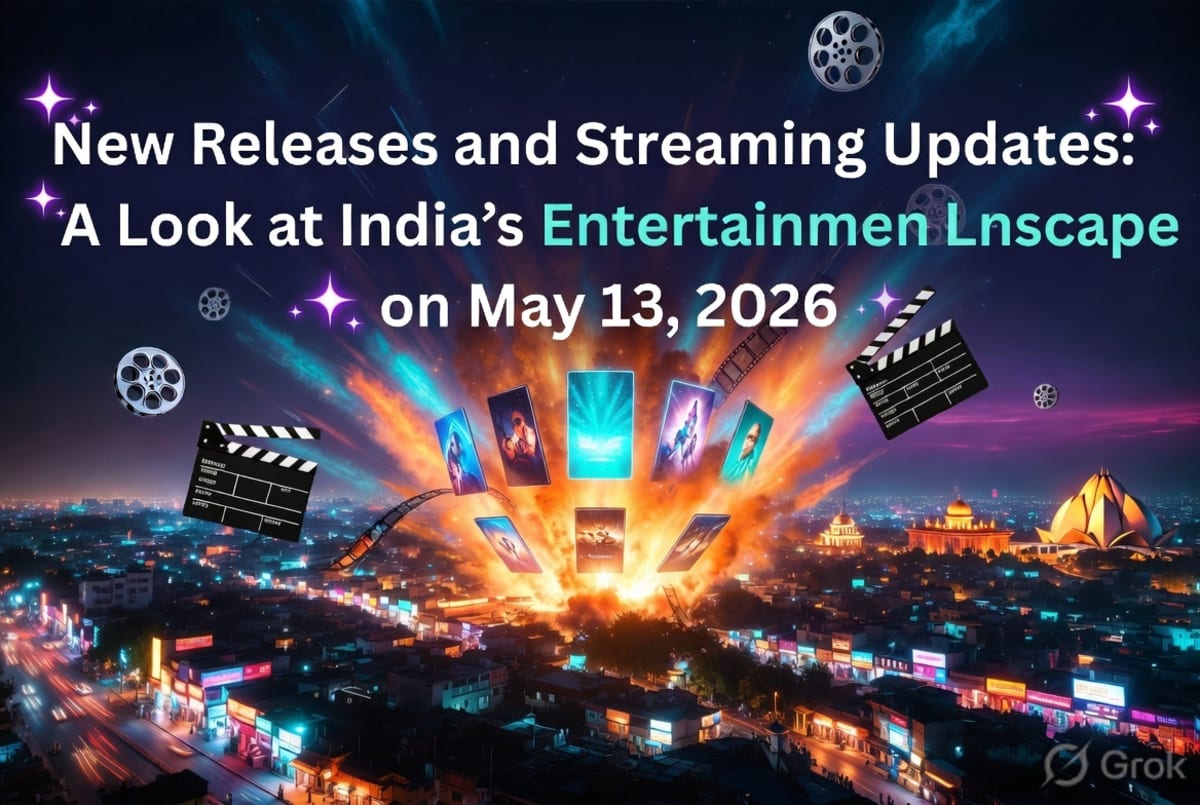 New Releases and Streaming Updates: A Look at India's Entertainment Landscape on May 13, 2026
