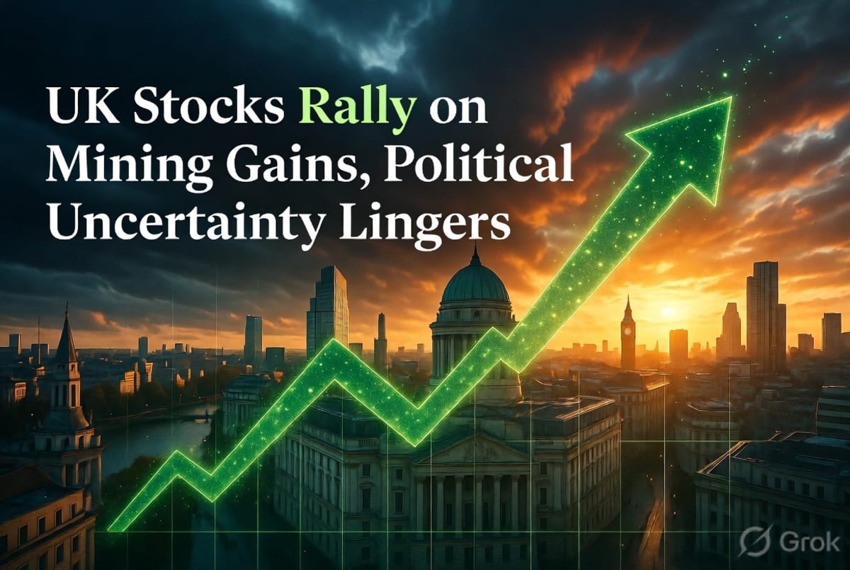UK Stocks Rally on Mining Gains, Political Uncertainty Lingers