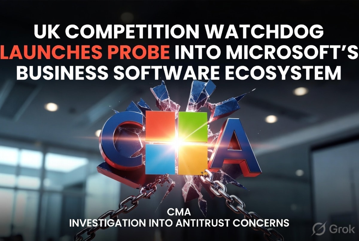 UK Competition Watchdog Launches Probe into Microsoft's Business Software Ecosystem