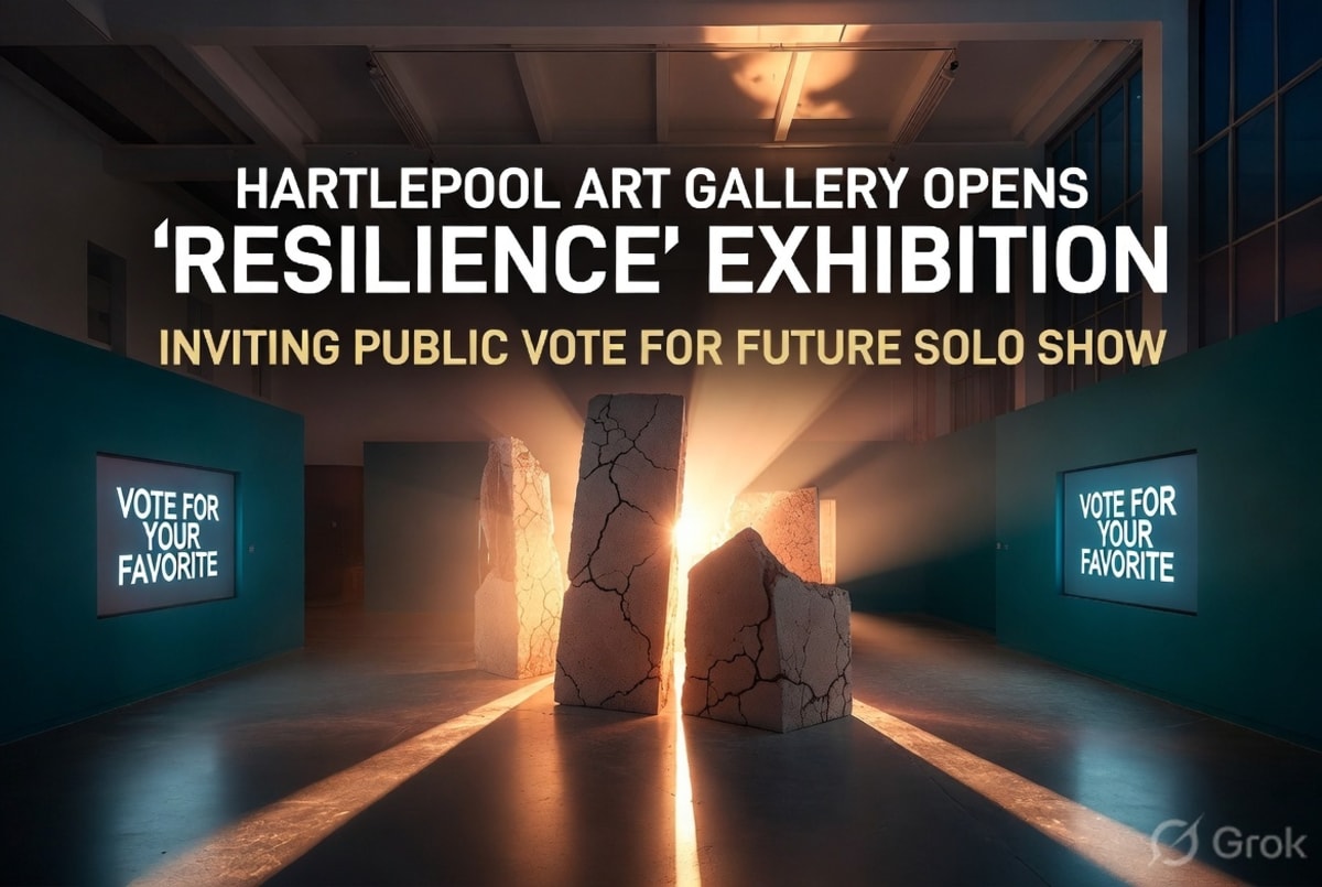 Hartlepool Art Gallery Opens 'Resilience' Exhibition, Inviting Public Vote for Future Solo Show