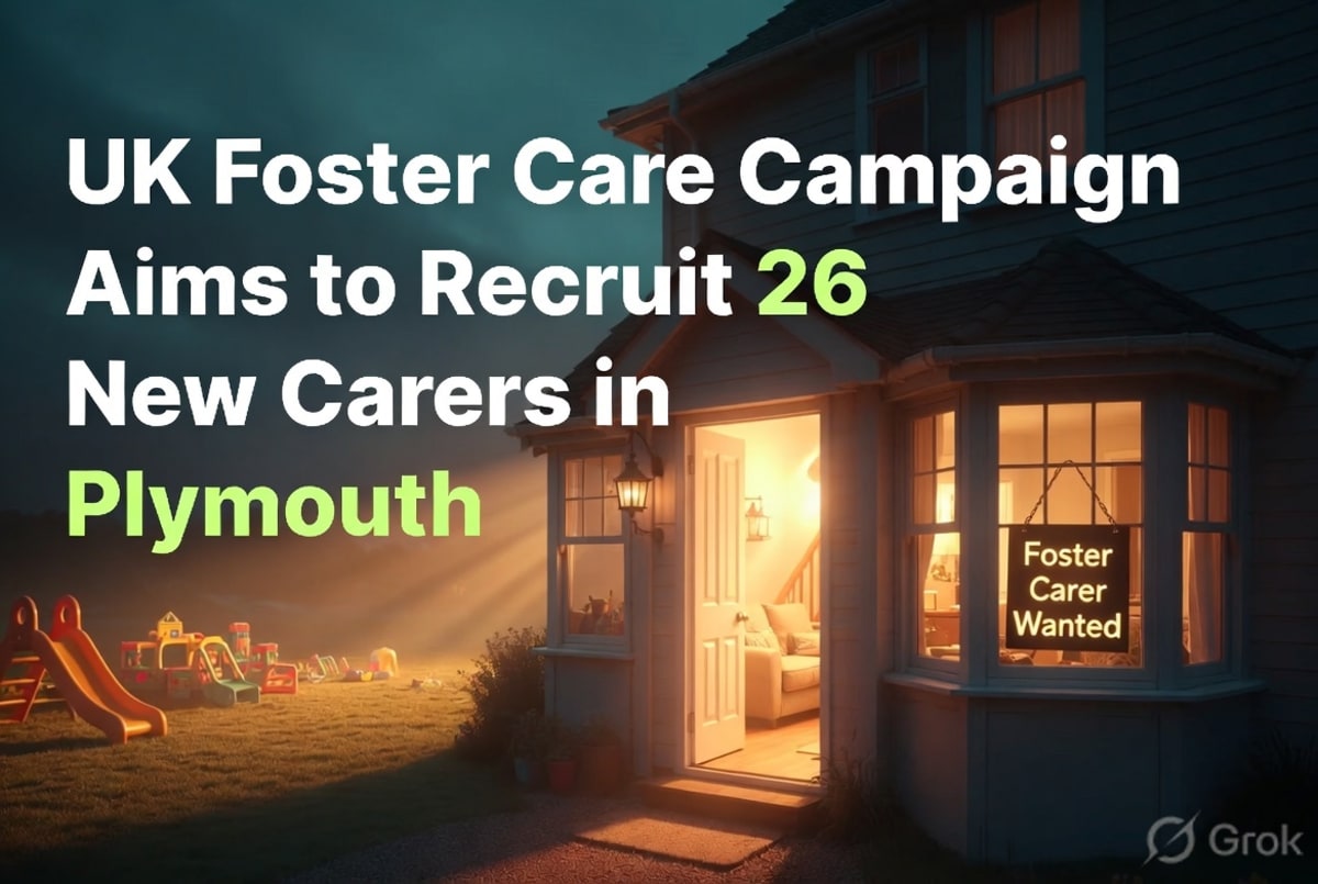 UK Foster Care Campaign Aims to Recruit 26 New Carers in Plymouth