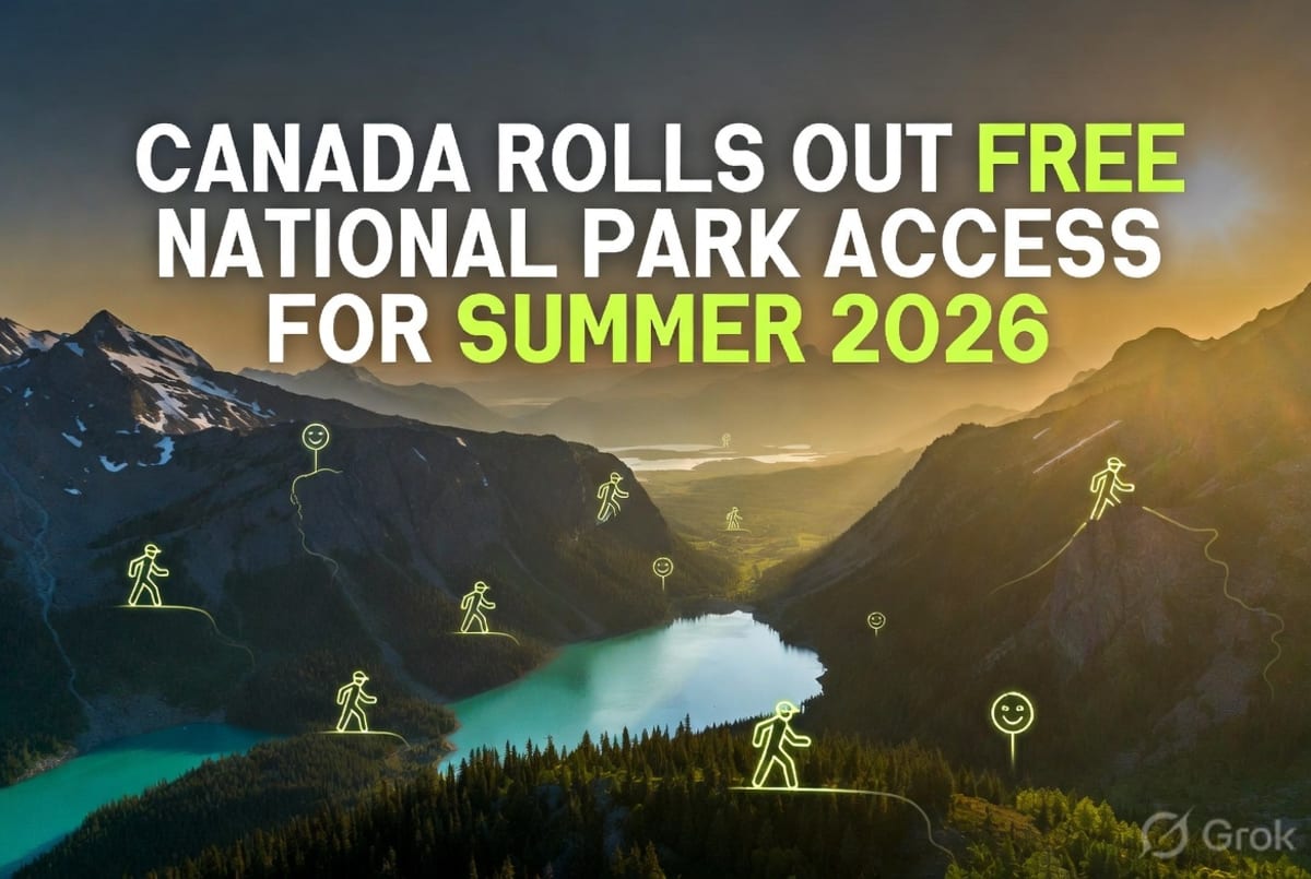 Canada Rolls Out Free National Park Access for Summer 2026