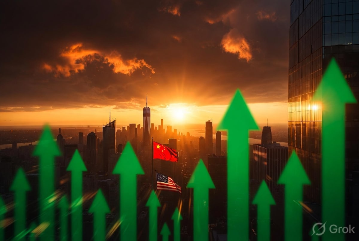 US Stocks Rise as Trump-Xi Summit Continues; Inflation Data Looms