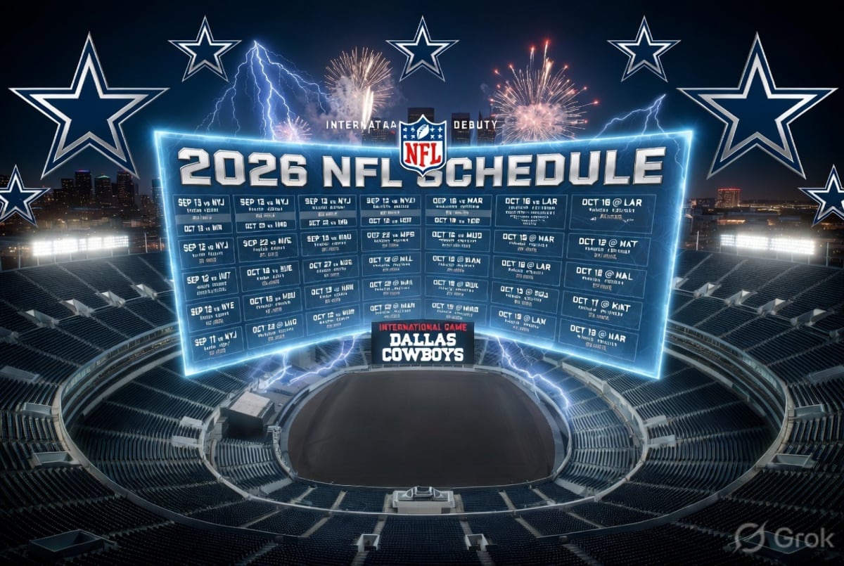 Dallas Cowboys 2026 Schedule Set for Release: Key Matchups and International Debut on the Horizon