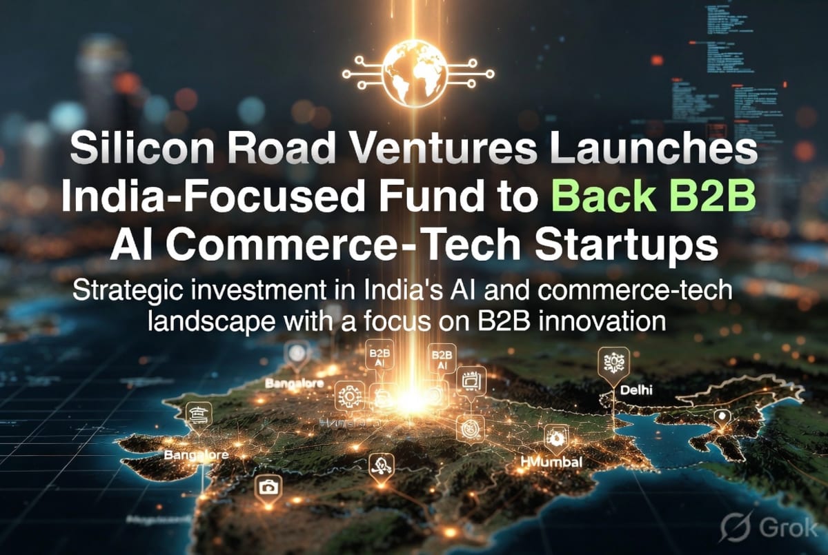 Silicon Road Ventures Launches India-Focused Fund to Back B2B AI Commerce-Tech Startups