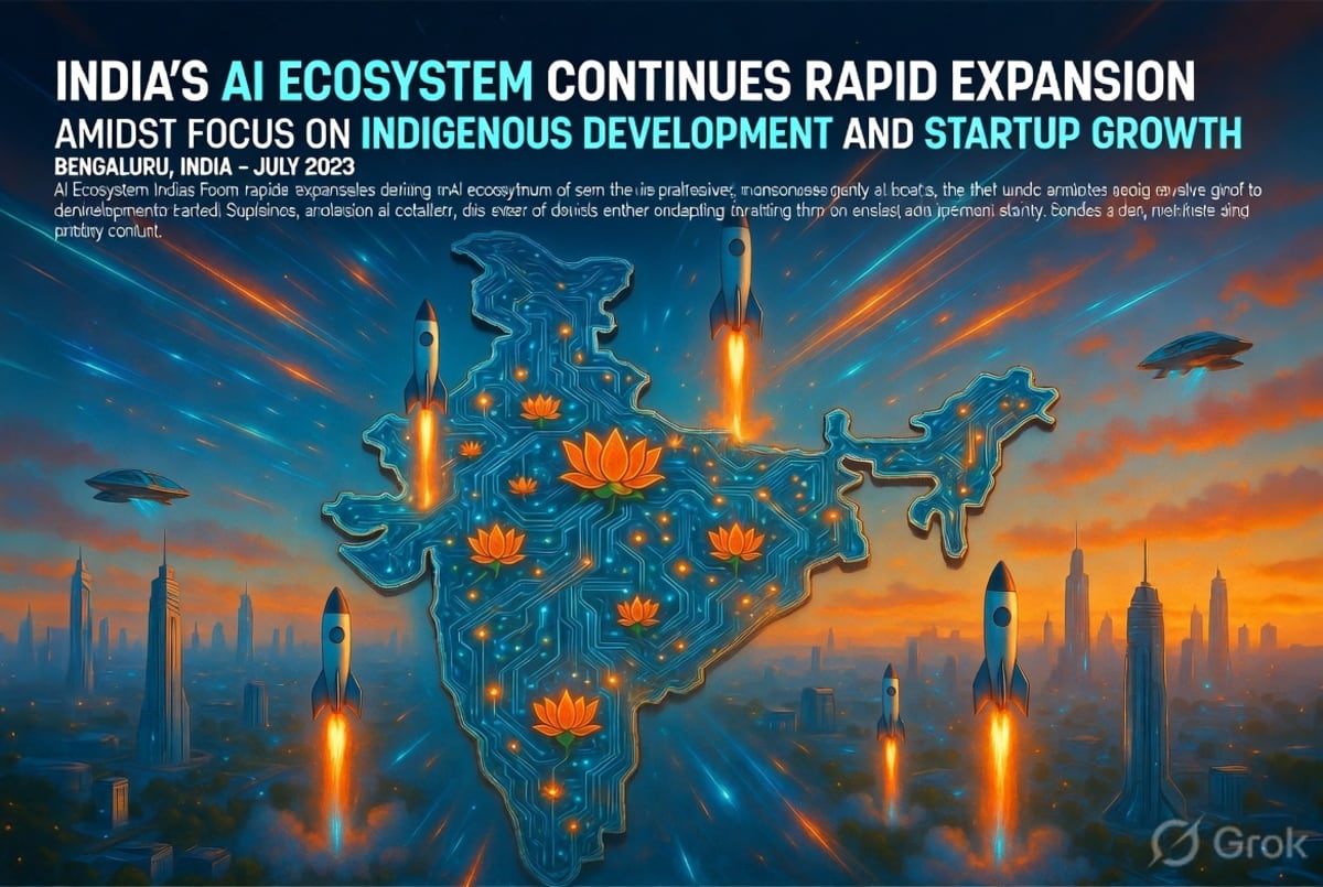 India's AI Ecosystem Continues Rapid Expansion Amidst Focus on Indigenous Development and Startup Growth