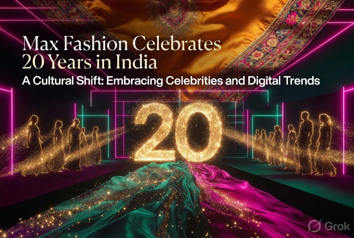 Max Fashion Celebrates 20 Years in India with a Cultural Shift, Embracing Celebrities and Digital Trends