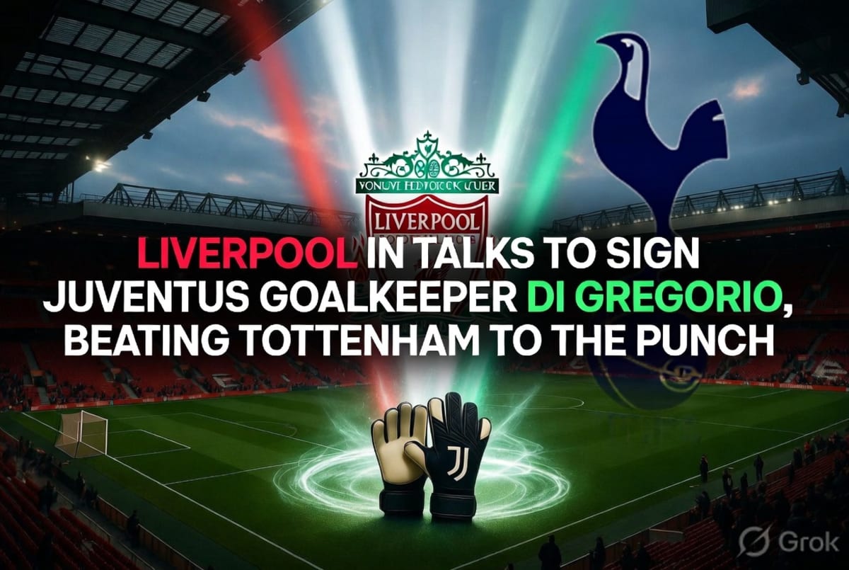 Liverpool in Talks to Sign Juventus Goalkeeper Di Gregorio, Beating Tottenham to the Punch