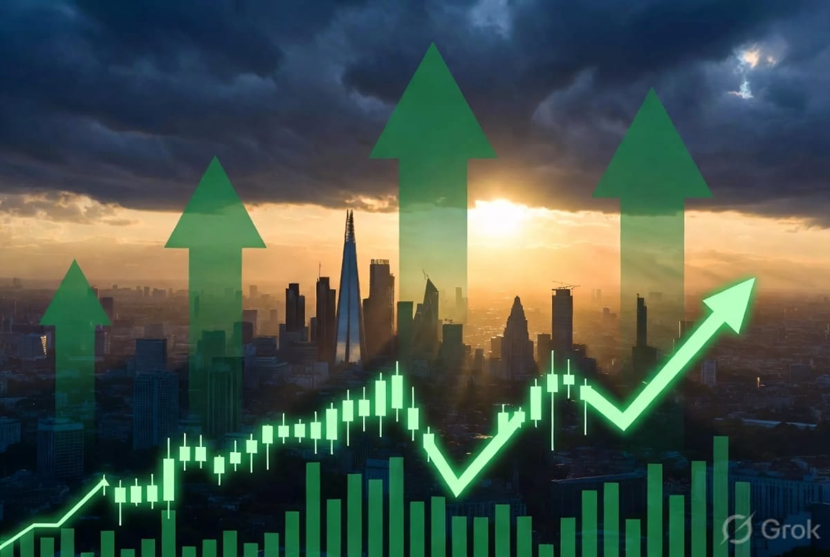 UK Stocks Rise Amid Strong GDP Data, Overshadowing Political Uncertainty