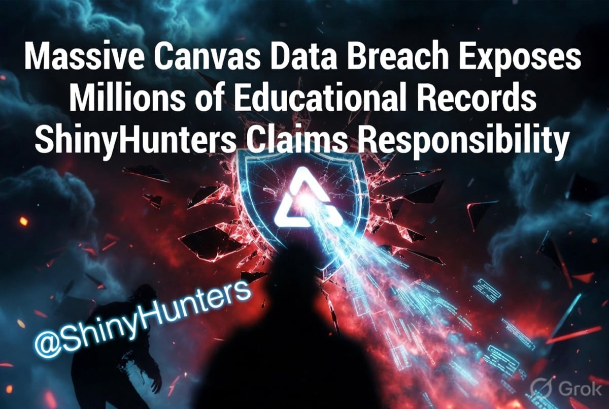 Massive Canvas Data Breach Exposes Millions of Educational Records; ShinyHunters Claims Responsibility