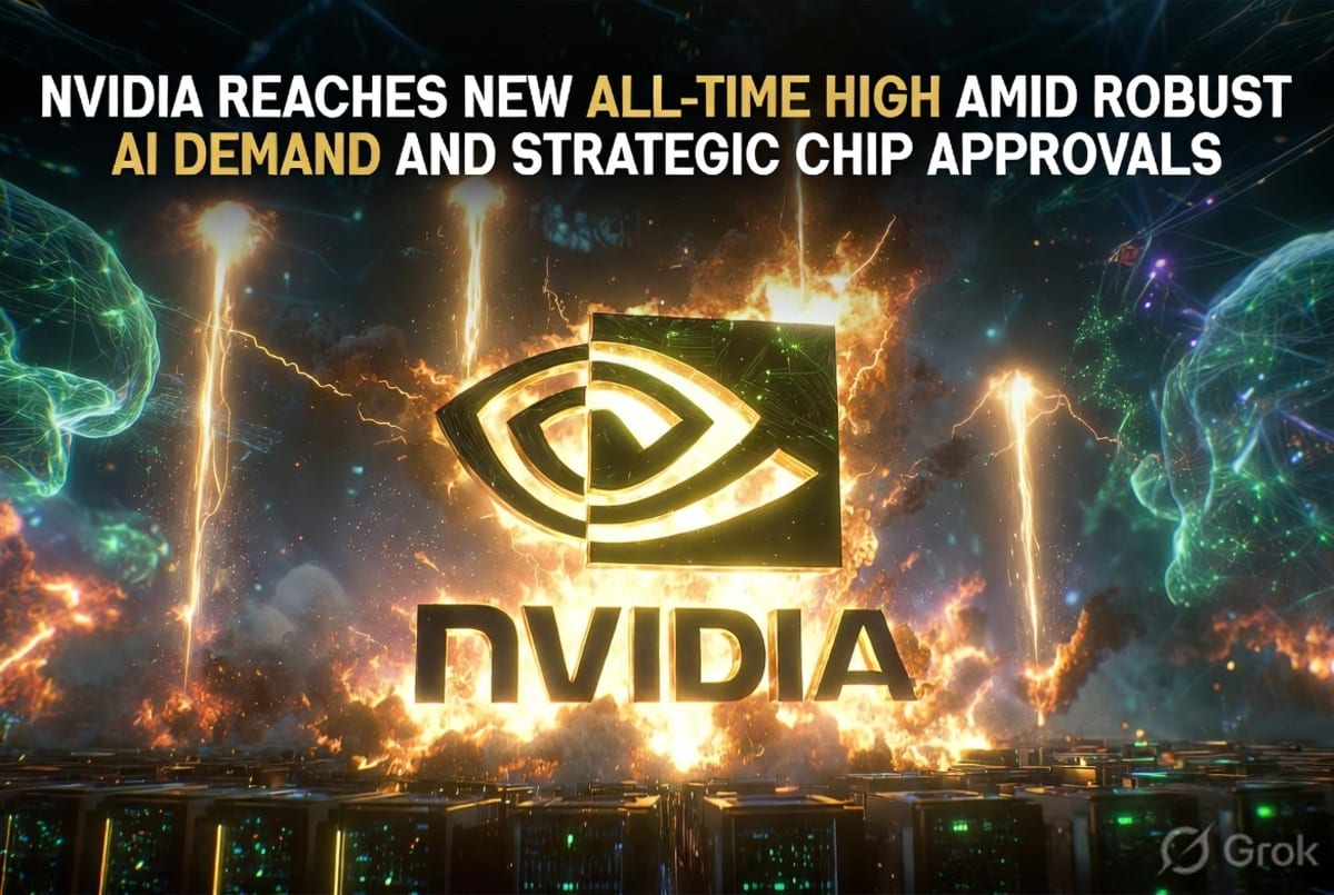 Nvidia Reaches New All-Time High Amidst Robust AI Demand and Strategic Chip Approvals