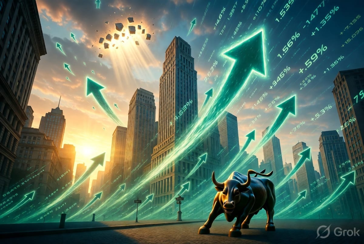 US Stocks Reach New Records Fueled by Cisco Earnings and AI Optimism