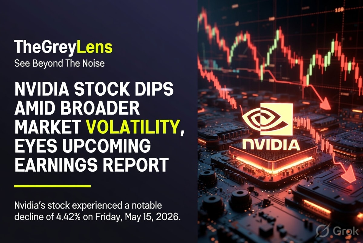 Nvidia Stock Dips Amid Broader Market Volatility, Eyes Upcoming Earnings Report