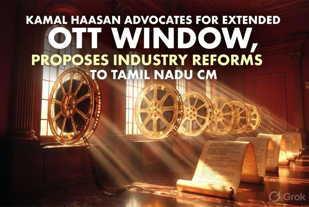 Kamal Haasan Advocates for Extended OTT Window, Proposes Industry Reforms to Tamil Nadu CM
