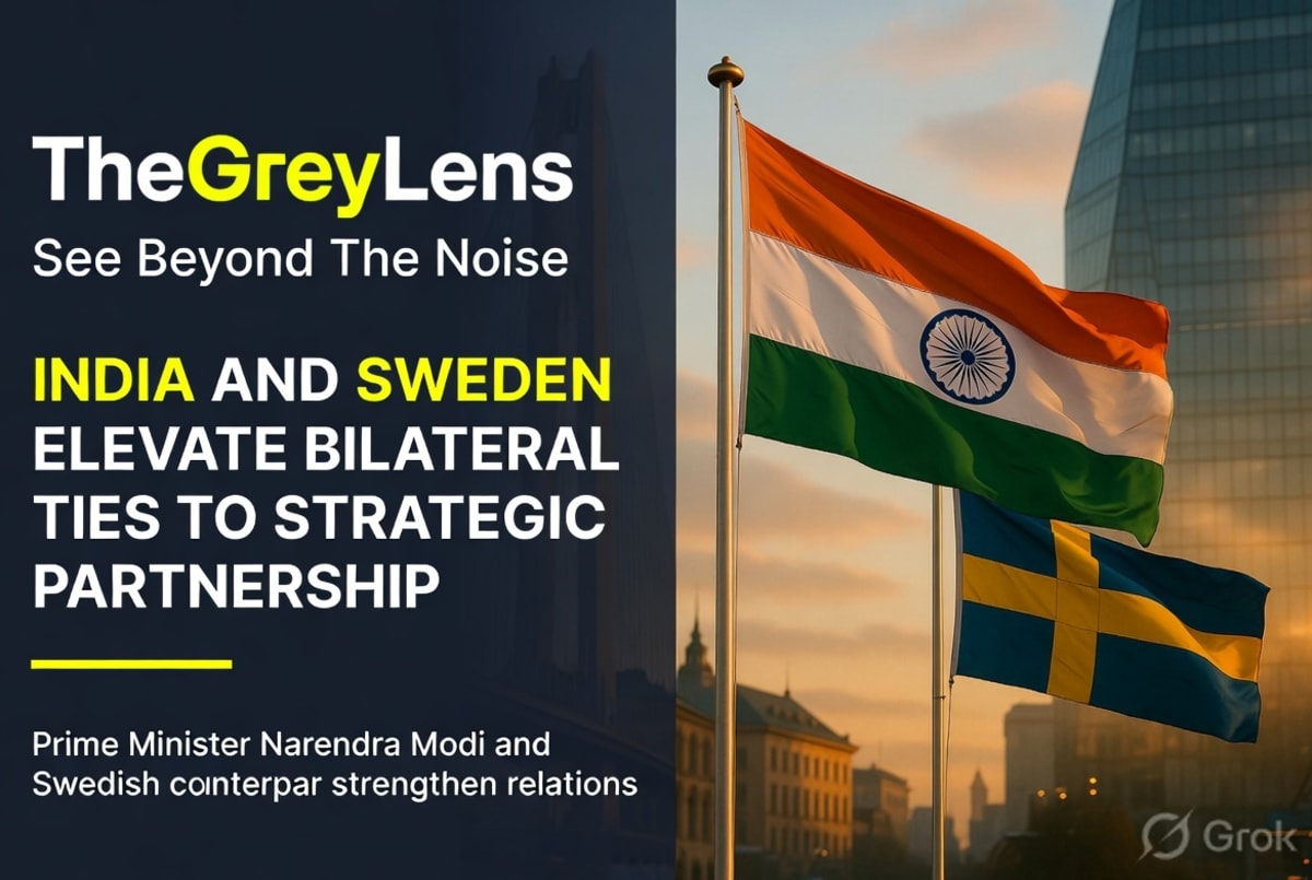 India and Sweden Elevate Bilateral Ties to Strategic Partnership