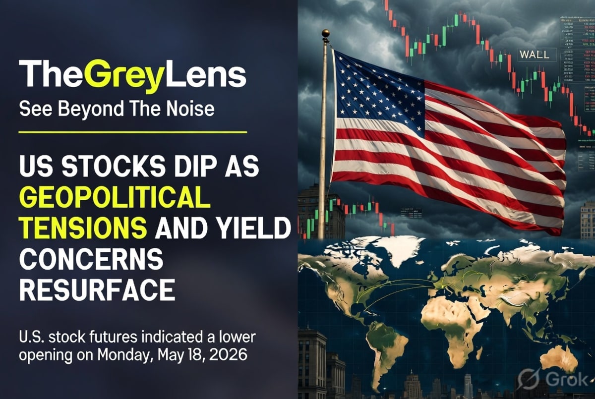 US Stocks Dip as Geopolitical Tensions and Yield Concerns Resurface