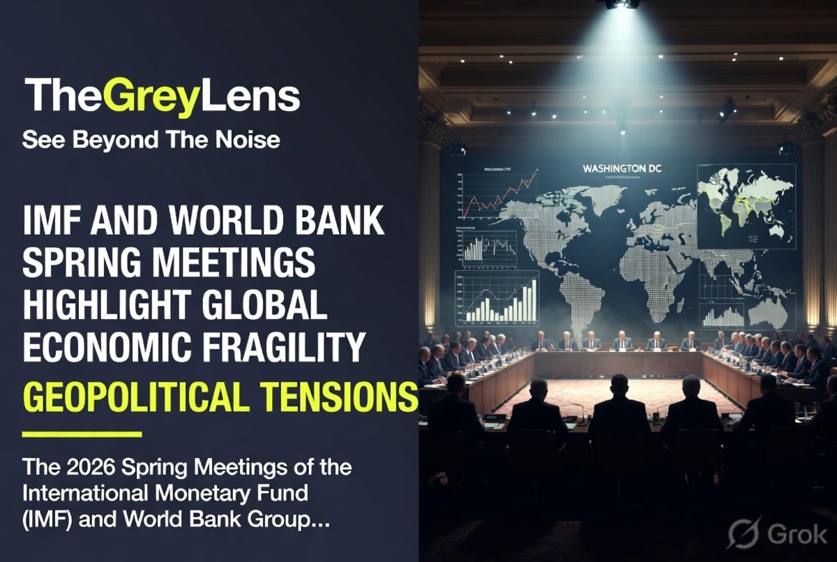 IMF and World Bank Spring Meetings Highlight Global Economic Fragility Amidst Geopolitical Tensions
