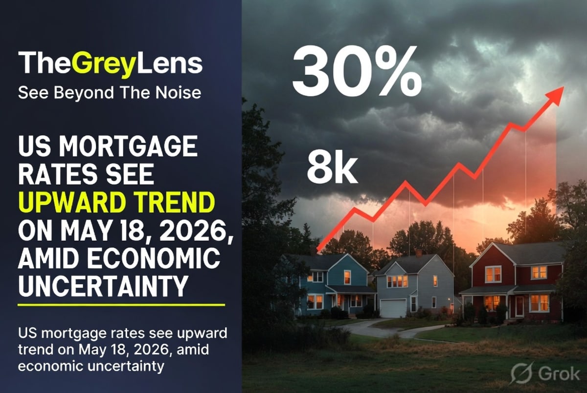 US Mortgage Rates See Upward Trend on May 18, 2026, Amid Economic Uncertainty