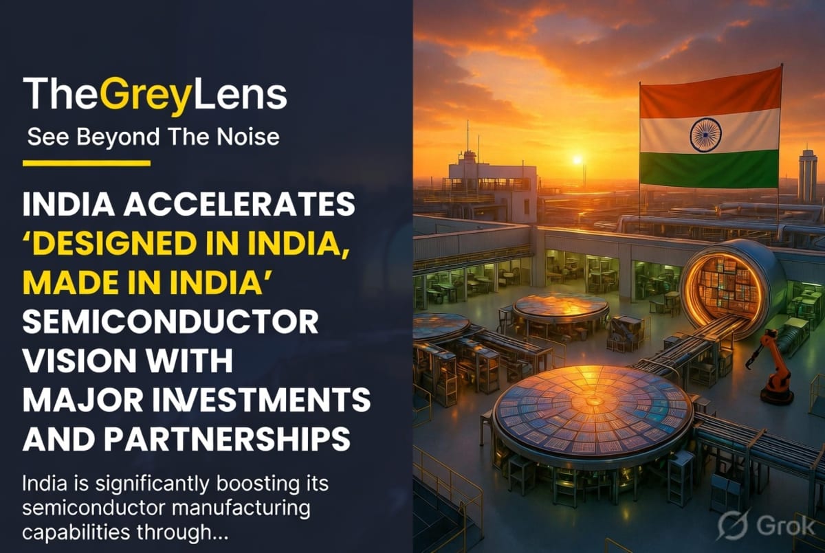 India Accelerates 'Designed in India, Made in India' Semiconductor Vision with Major Investments and Partnerships