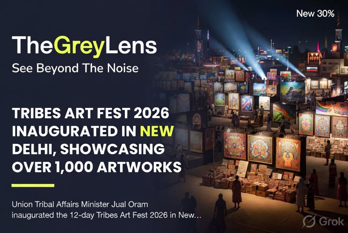 Tribes Art Fest 2026 Inaugurated in New Delhi, Showcasing Over 1,000 Artworks