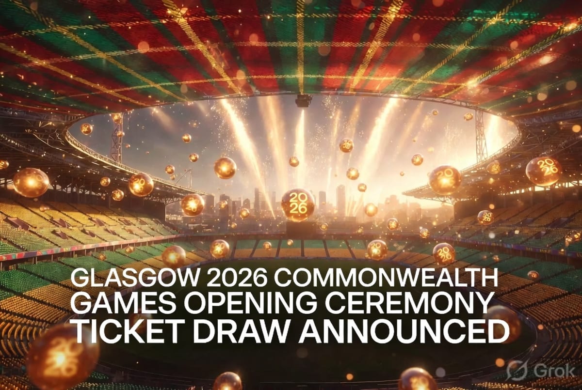 Glasgow 2026 Commonwealth Games Opening Ceremony Ticket Draw Announced