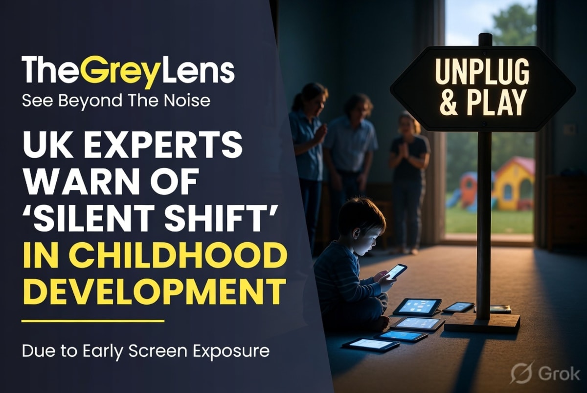 UK Experts Warn of 'Silent Shift' in Childhood Development Due to Early Screen Exposure