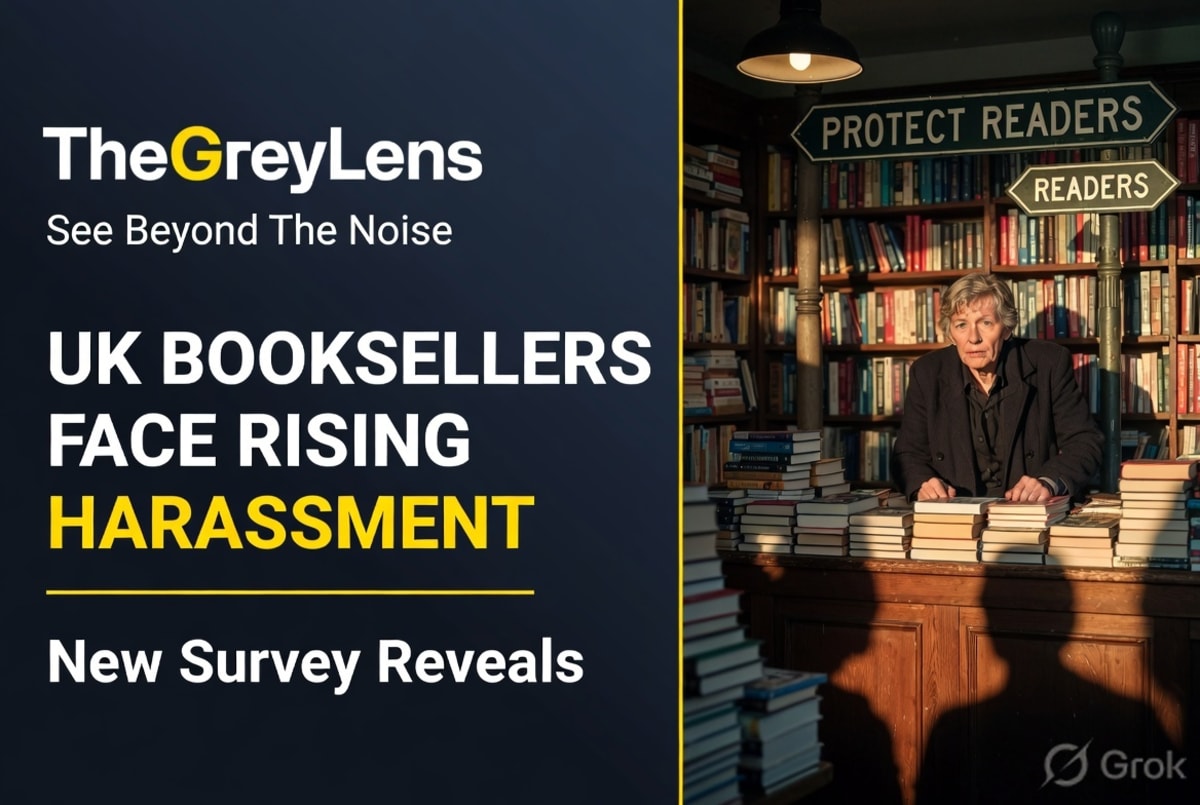 UK Booksellers Face Rising Harassment, New Survey Reveals