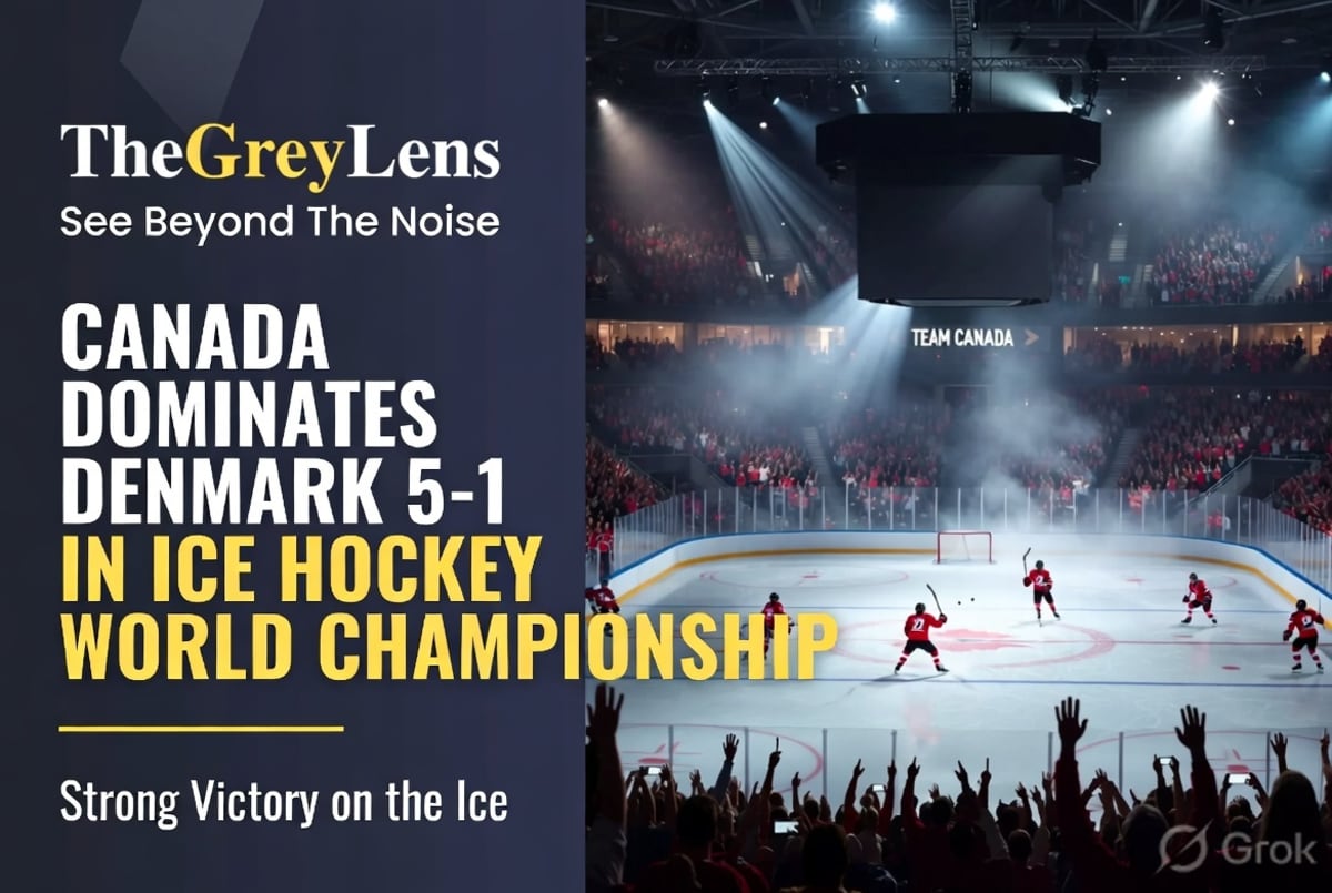 Canada Dominates Denmark 5-1 in Ice Hockey World Championship