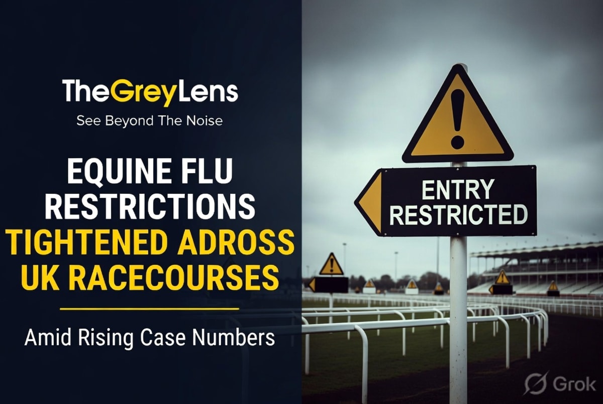 Equine Flu Restrictions Tightened Across UK Racecourses Amidst Rising Case Numbers