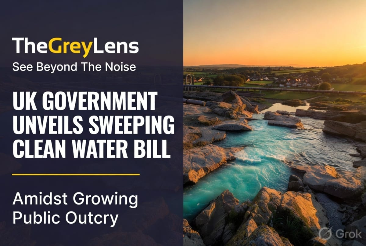 UK Government Unveils Sweeping Clean Water Bill Amidst Growing Public Outcry