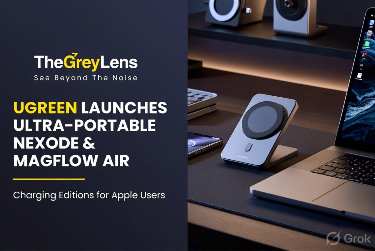 UGREEN Launches Ultra-Portable Nexode and MagFlow Air Charging Editions for Apple Users