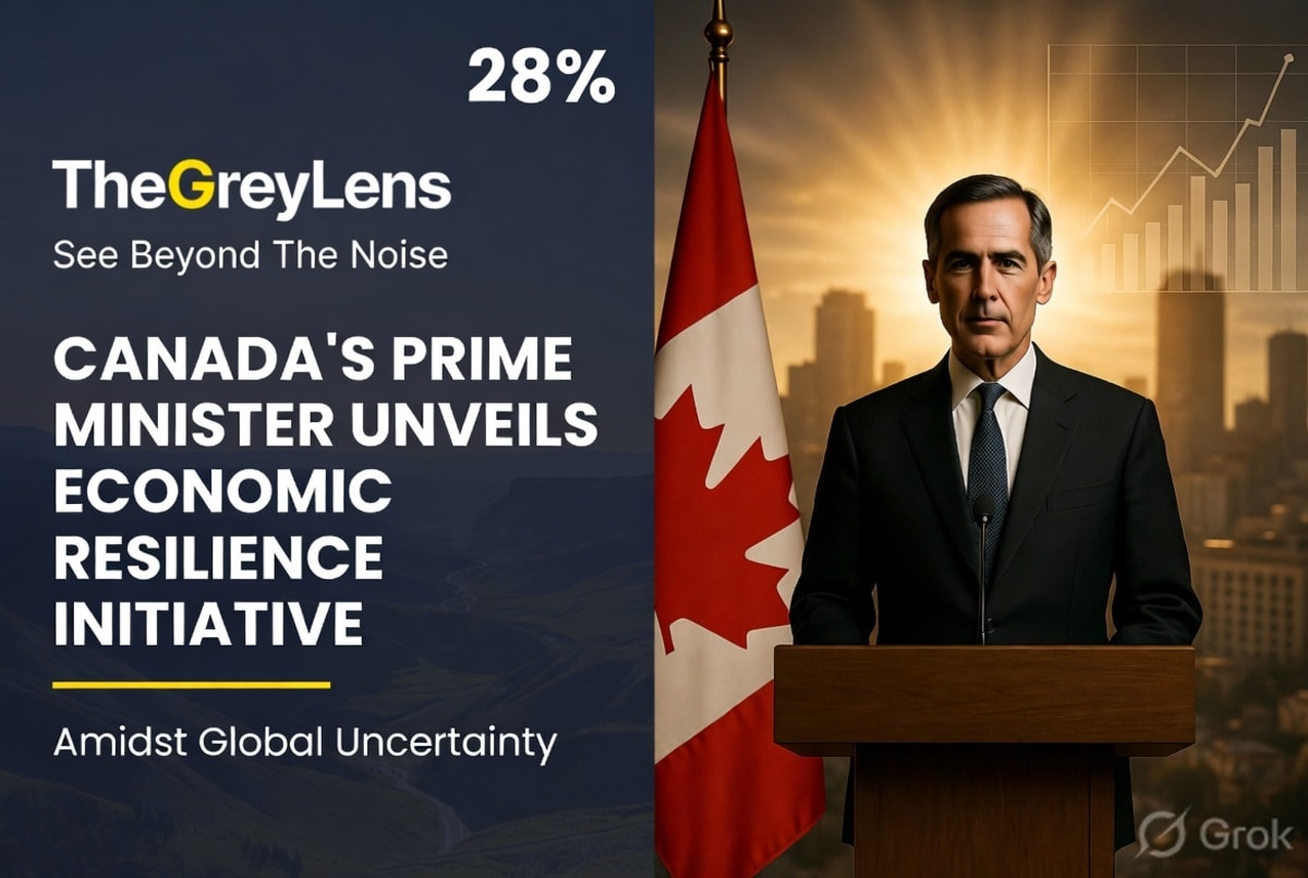 Canada's Prime Minister Unveils Initiative for Economic Resilience Amidst Global Uncertainty