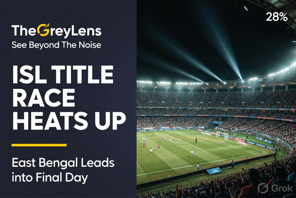 ISL Title Race Heats Up as East Bengal Leads into Final Day; Seven Clubs Face Licensing Rejection