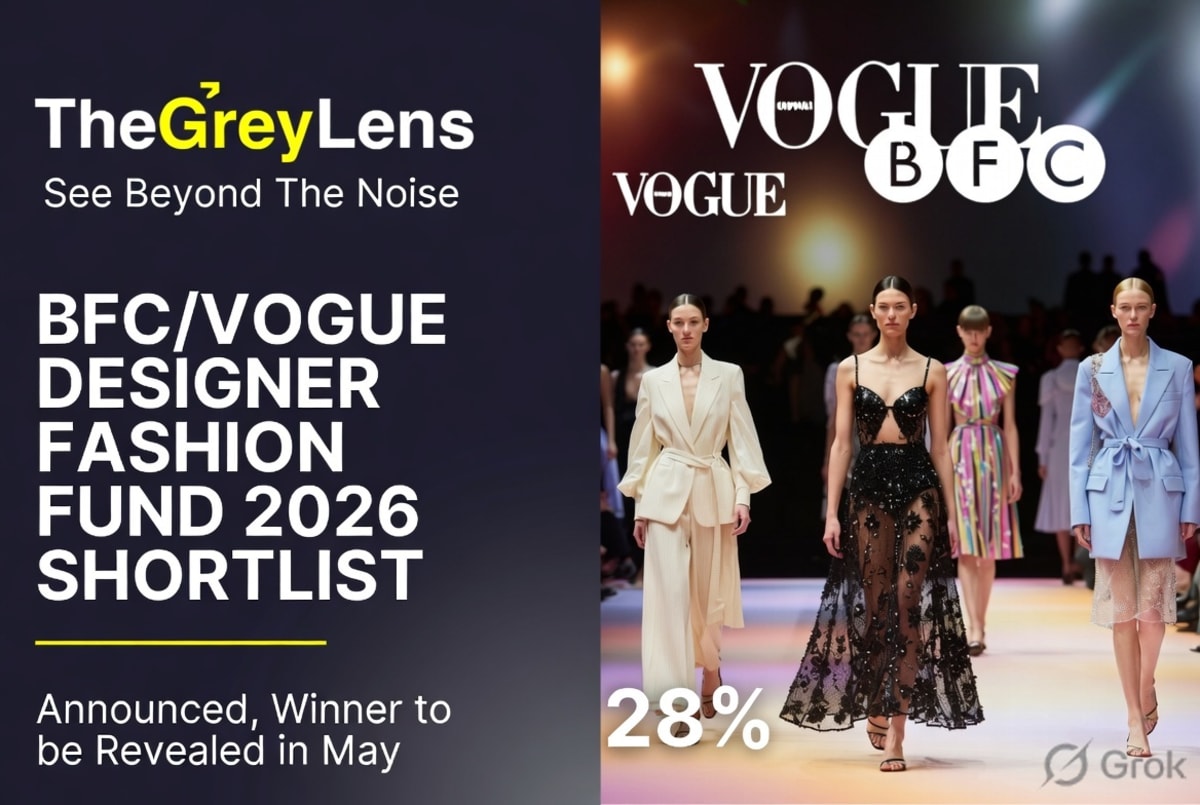 BFC/Vogue Designer Fashion Fund 2026 Shortlist Announced, Winner to be Revealed in May