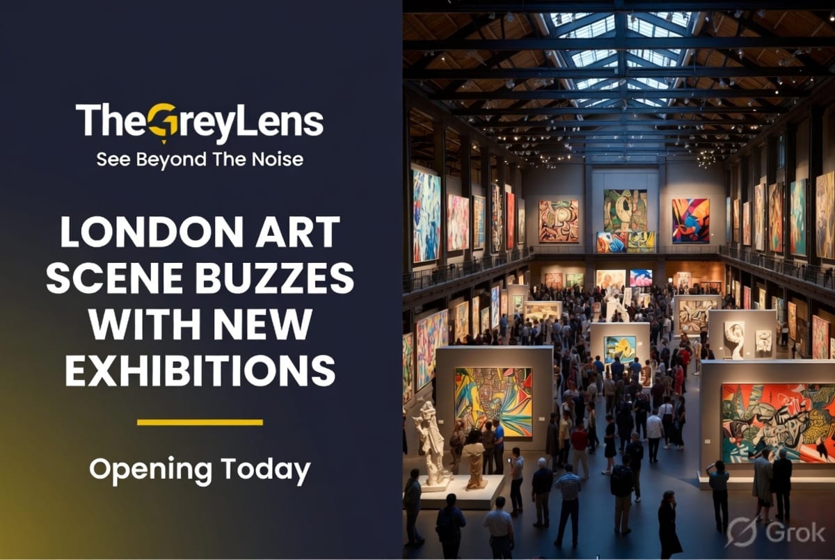 London Art Scene Buzzes with New Exhibitions Opening Today
