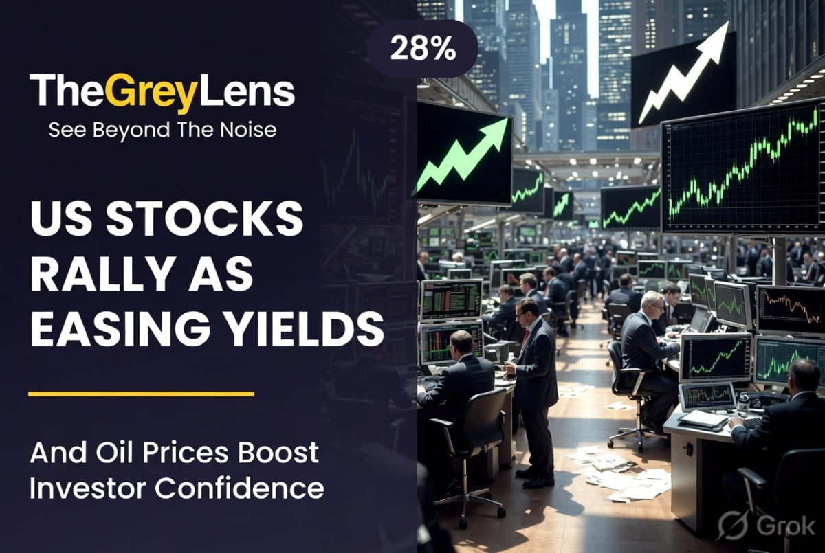 US Stocks Rally as Easing Yields and Oil Prices Boost Investor Confidence