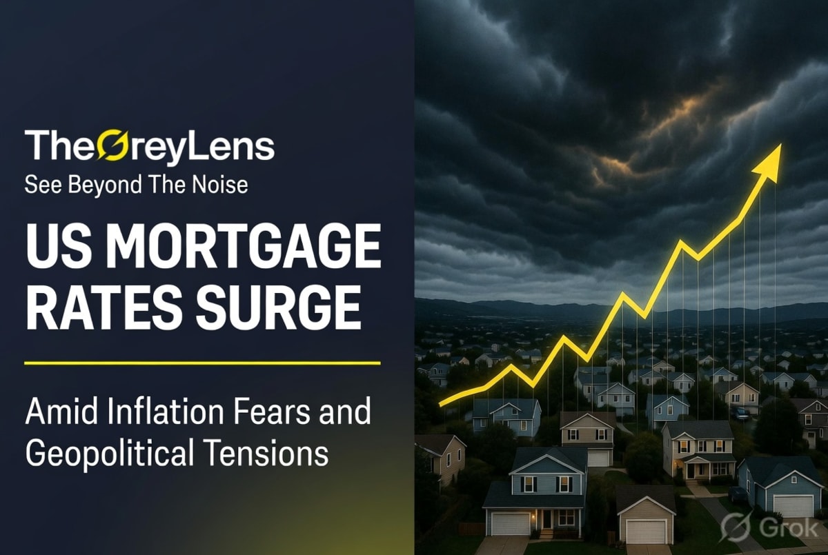 US Mortgage Rates Surge Amid Inflation Fears and Geopolitical Tensions