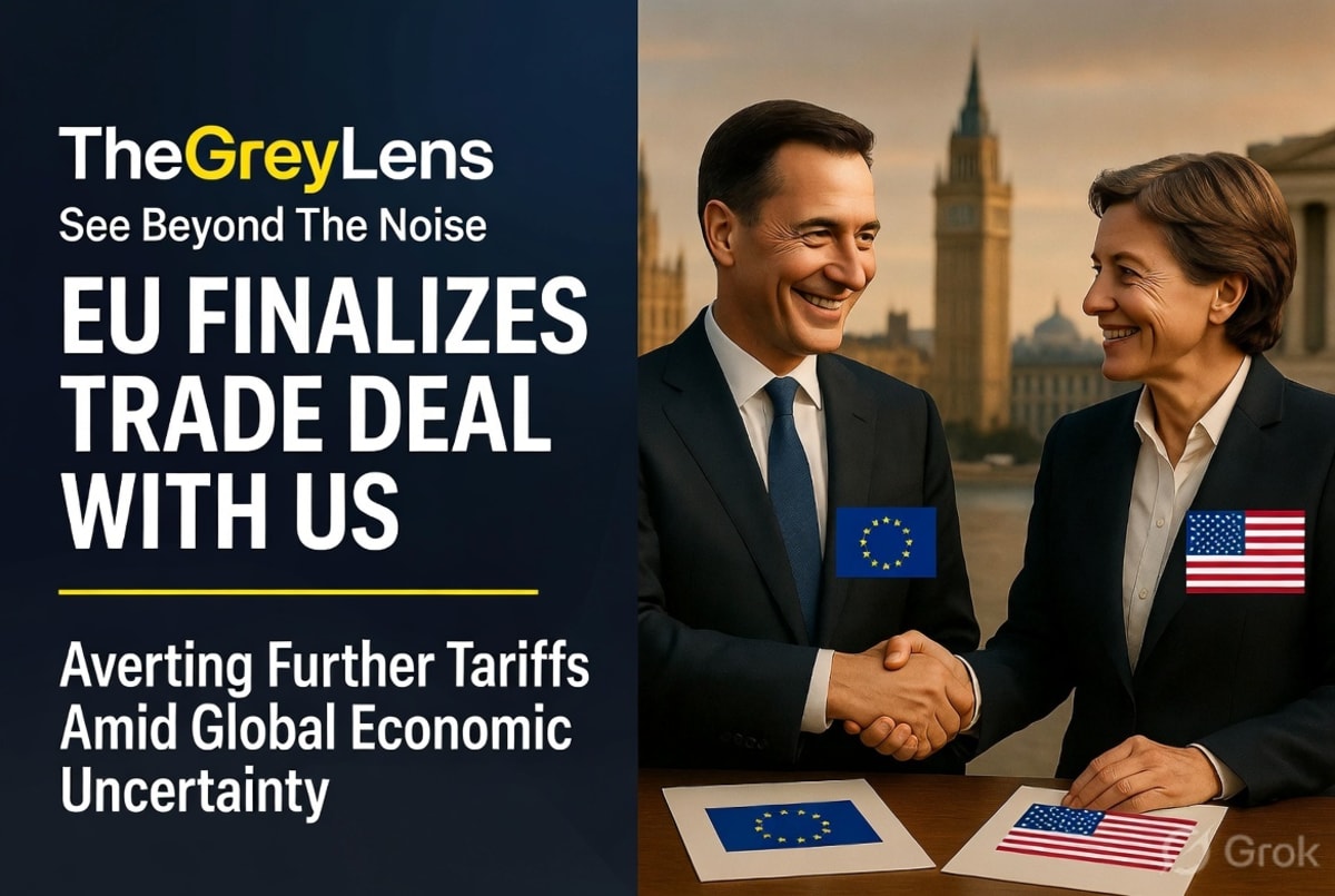 EU Finalizes Trade Deal with US, Averting Further Tariffs Amid Global Economic Uncertainty
