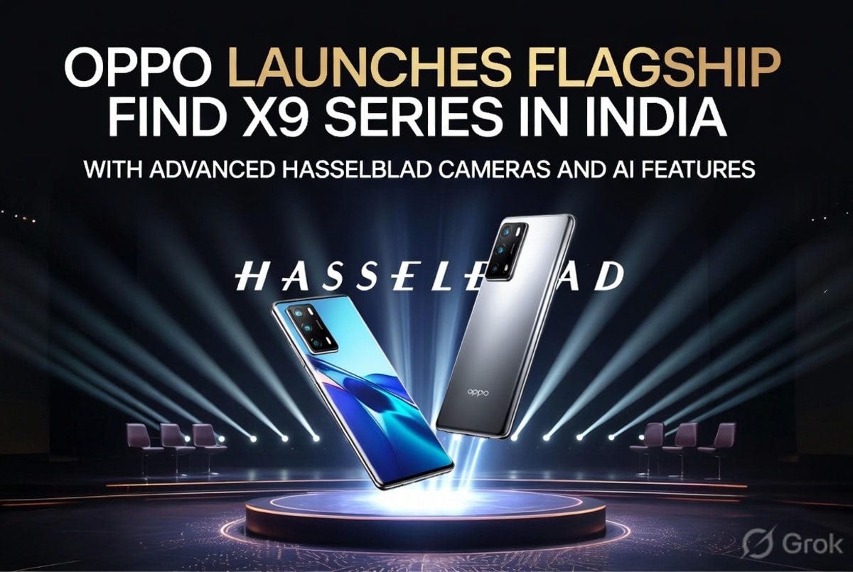 Oppo Launches Flagship Find X9 Series in India with Advanced Hasselblad Cameras and AI Features