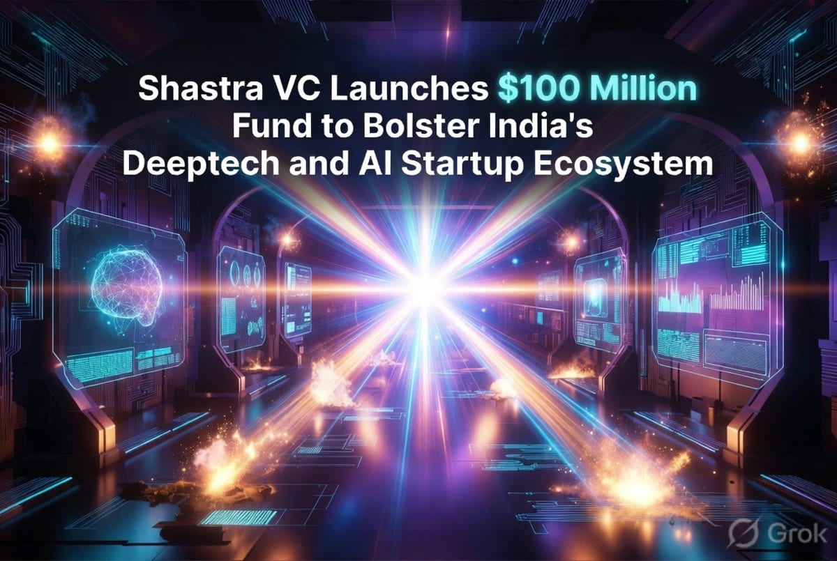 Shastra VC Launches $100 Million Fund to Bolster India's Deeptech and AI Startup Ecosystem