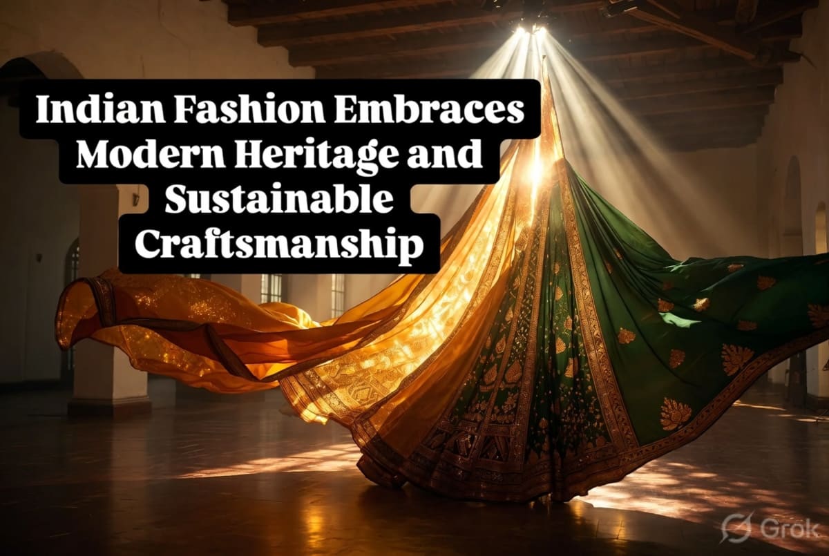 Indian Fashion Embraces Modern Heritage and Sustainable Craftsmanship in 2026