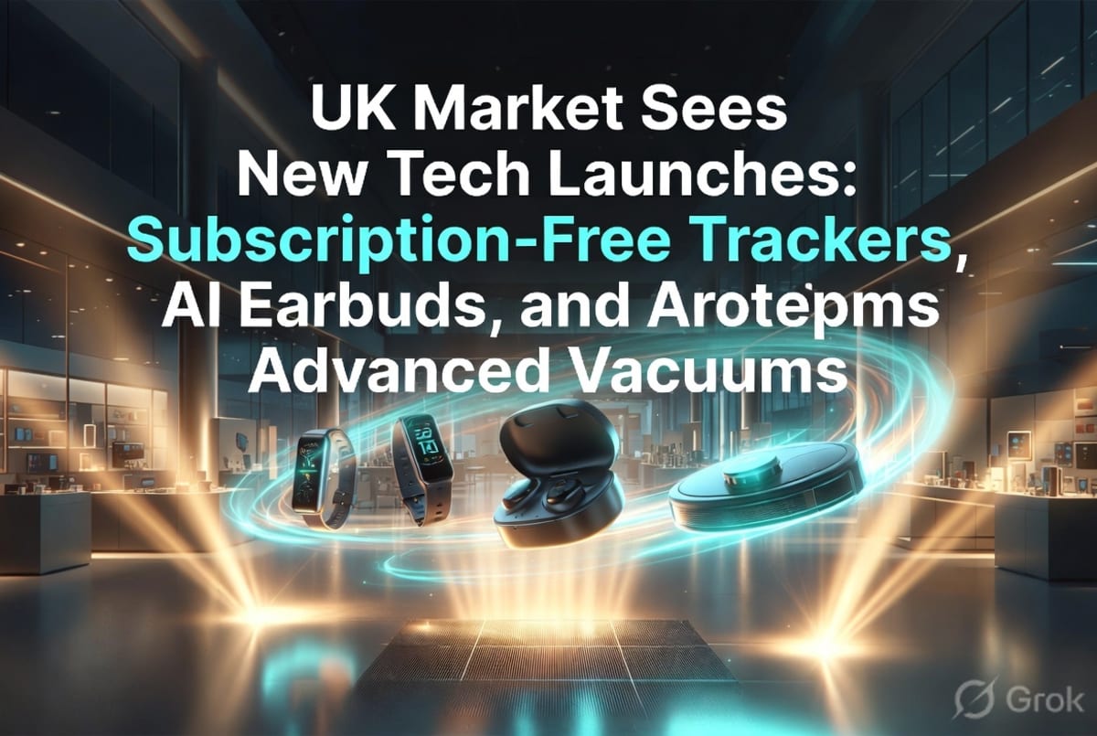 UK Market Sees New Tech Launches: Subscription-Free Trackers, AI Earbuds, and Advanced Vacuums Emerge