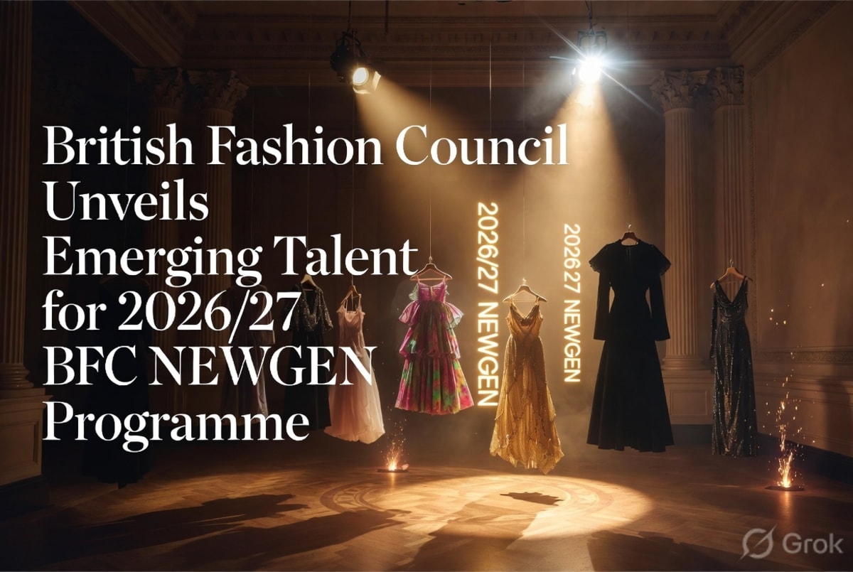 British Fashion Council Unveils Emerging Talent for 2026/27 BFC NEWGEN Programme