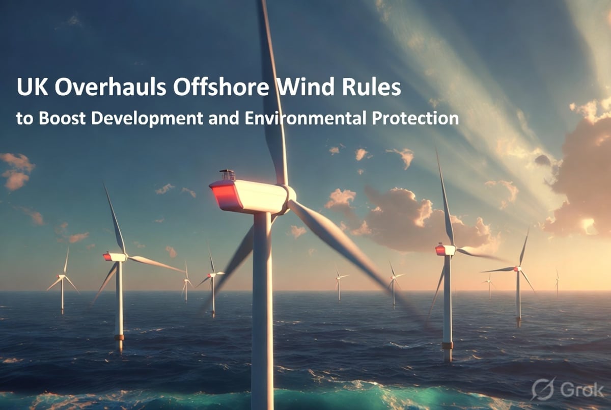 UK Overhauls Offshore Wind Rules to Boost Development and Environmental Protection