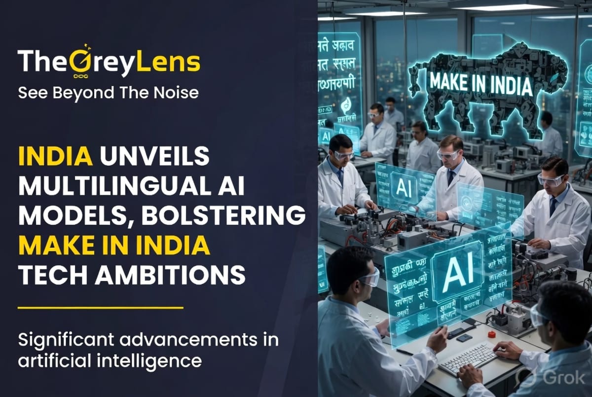 India Unveils Multilingual AI Models, Bolstering "Make in India" Tech Ambitions