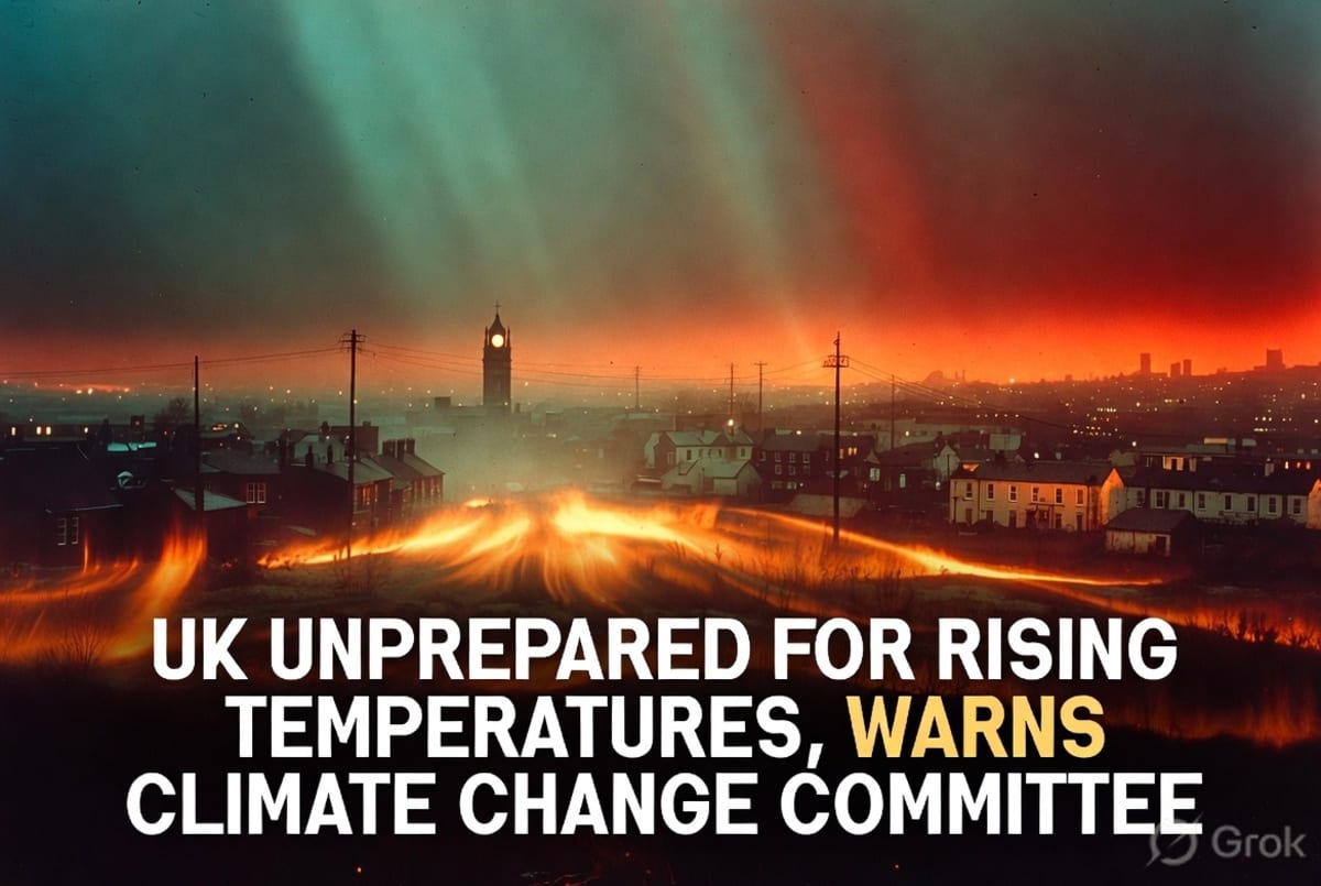 UK Unprepared for Rising Temperatures, Warns Climate Change Committee