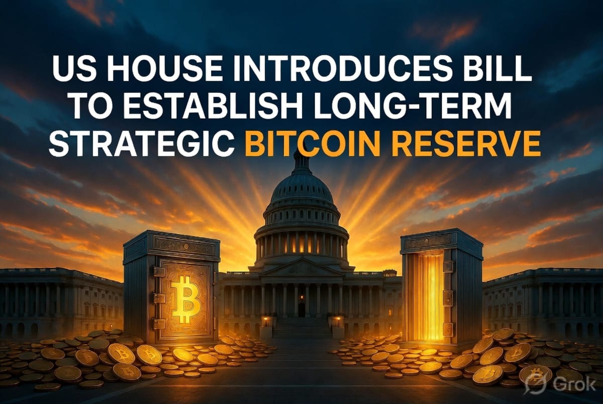 US House Introduces Bill to Establish Long-Term Strategic Bitcoin Reserve